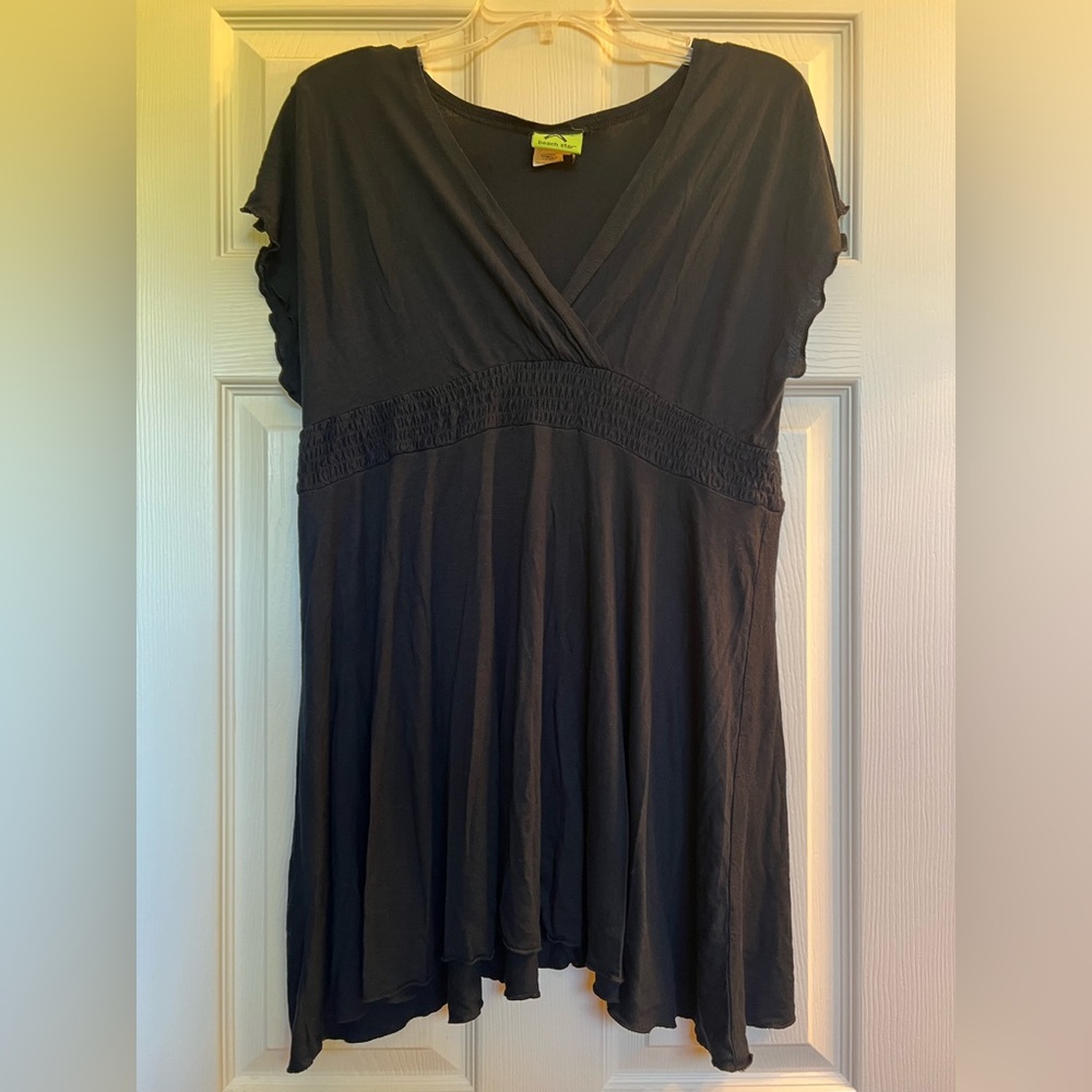 Black V-Neck Dress